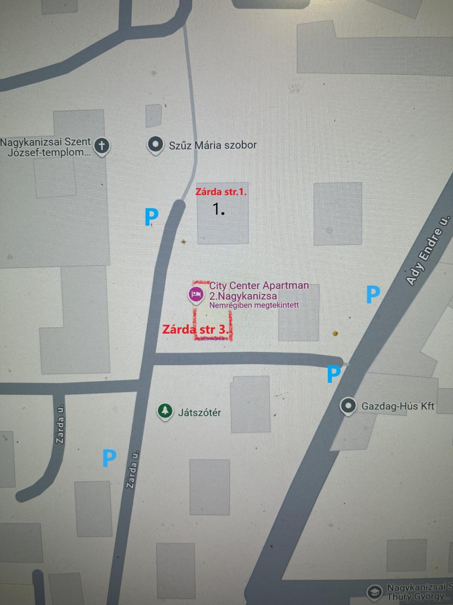 City Center Apartman 2. Nagykanizsa Buitenkant foto